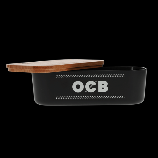 OCB Bamboo Rolling Tray Storage Box