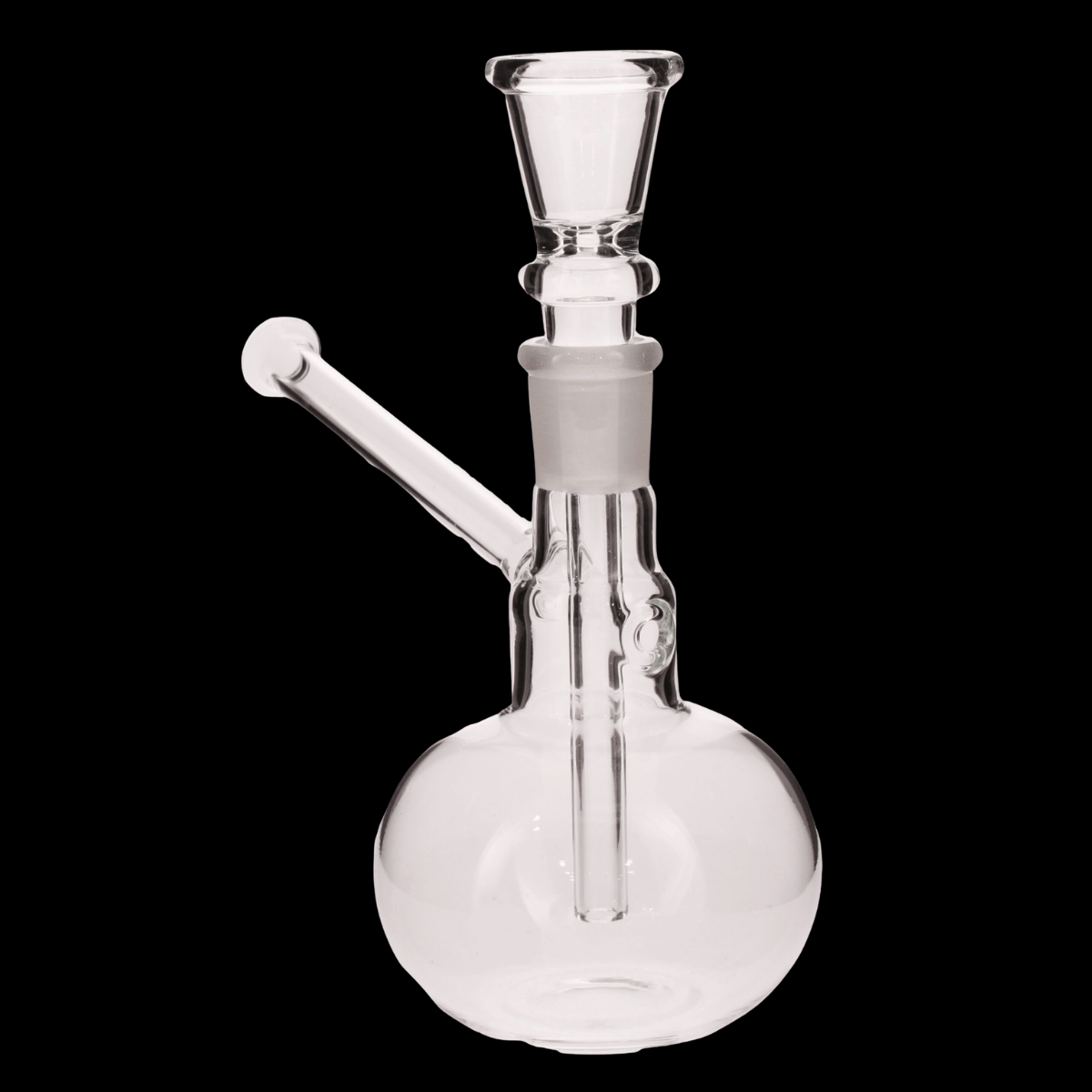 The Orbit Mini Glass Bong — 12cm Bubble Base Waterpipe
