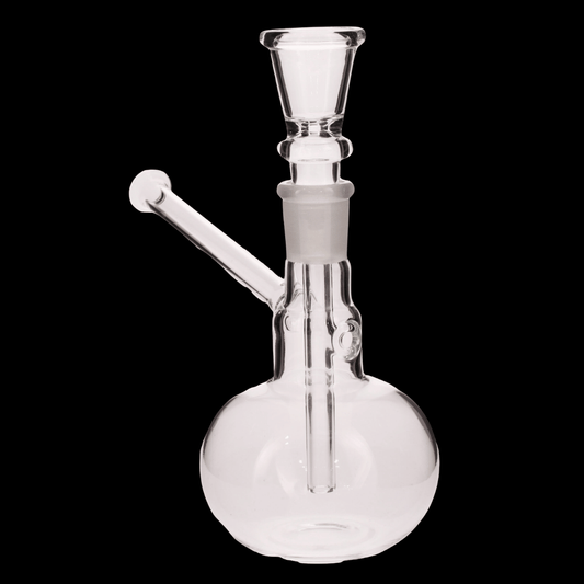 The Orbit Mini Glass Bong — 12cm Bubble Base Waterpipe