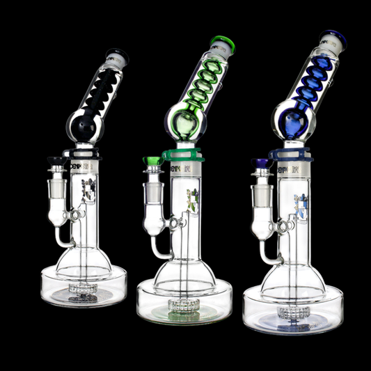 FrostCoil 40cm Glycerin Freezable Condenser Glass Bong – Heavy Base