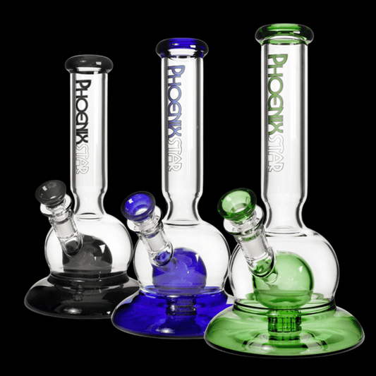 The Shoreditch Bubble Base Glass Bong (26cm)