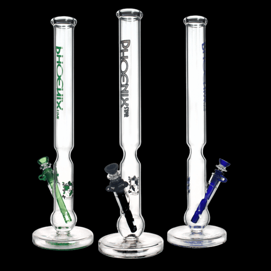 The Skinny Tower Glass Bong — Straight Tube Performance (50cm)