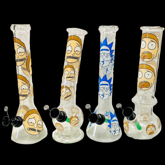 The Animated Chaos Glass Bong — Assorted Designs
