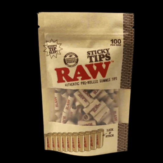 RAW Sticky Pre-Rolled Tips – 100 Pack