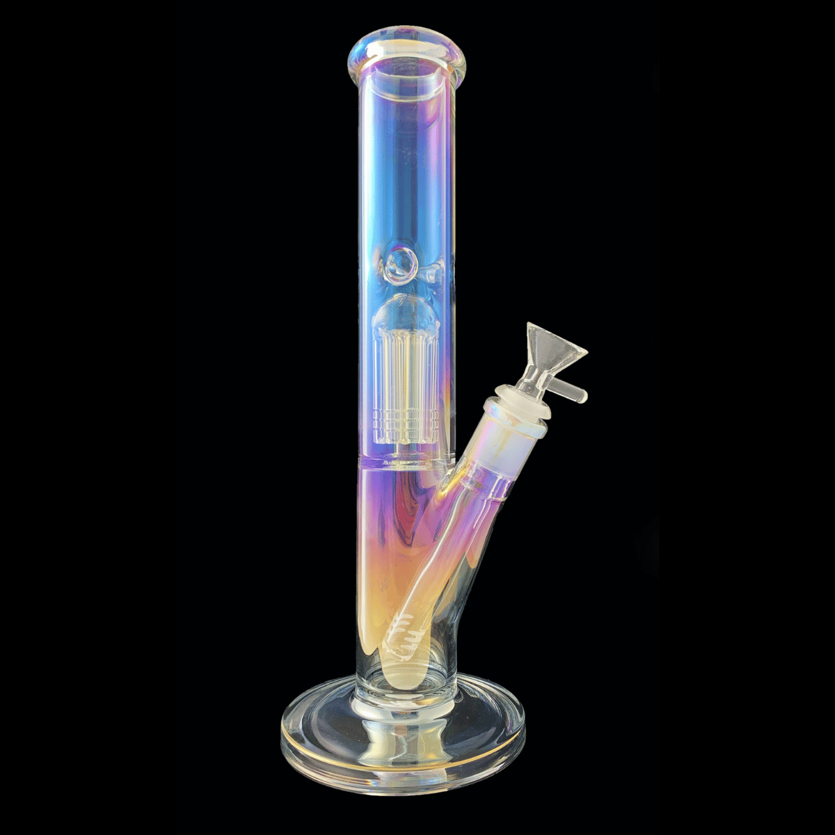 The Rainbow Stack Glass Bong — 8 Perc Ice Edition (30cm)