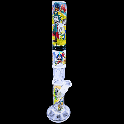 Rick and Morty-inspired Portal Chaos ice-twist glass bong – 46cm