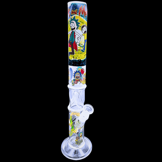 Rick and Morty-inspired Portal Chaos ice-twist glass bong – 46cm