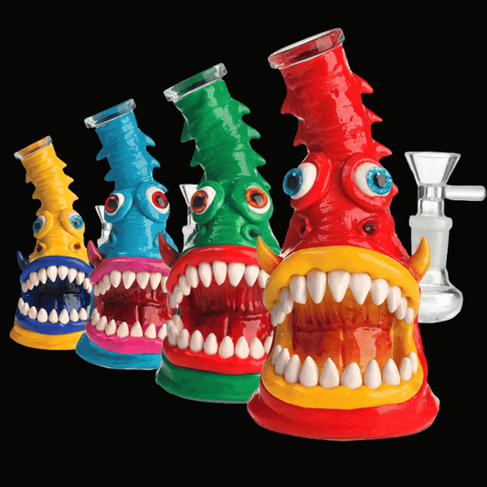 The Freakjaw Glass Bong — Monster Mouth Edition (18cm)