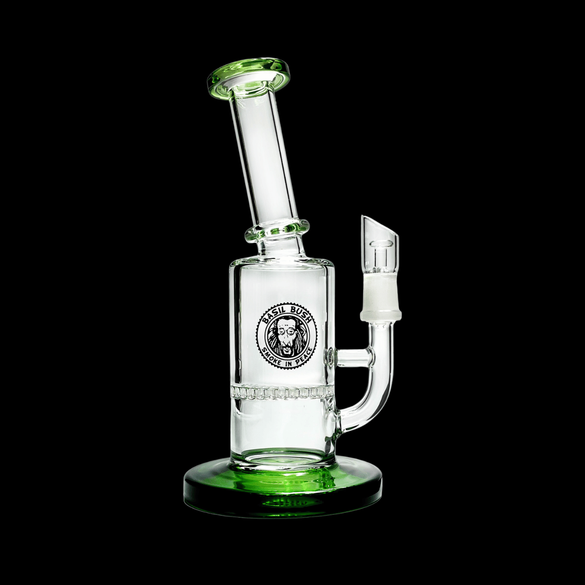 HoneyGrid Glass Percolator Bong — 18cm Honeycomb Perc