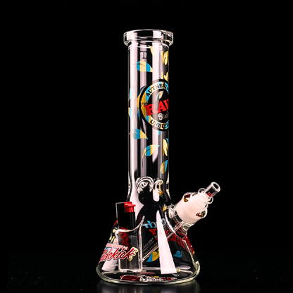  RAW Black x Sidekick limited-edition borosilicate glass bong with Sidekick holster