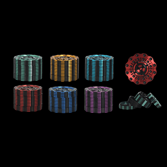 The Atomic Bunker Herb Grinder – 60mm 4 Piece Metal Grinder