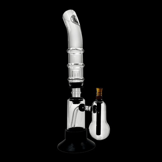 Bulb Chamber Multi-Stage Glass Bong — 31cm