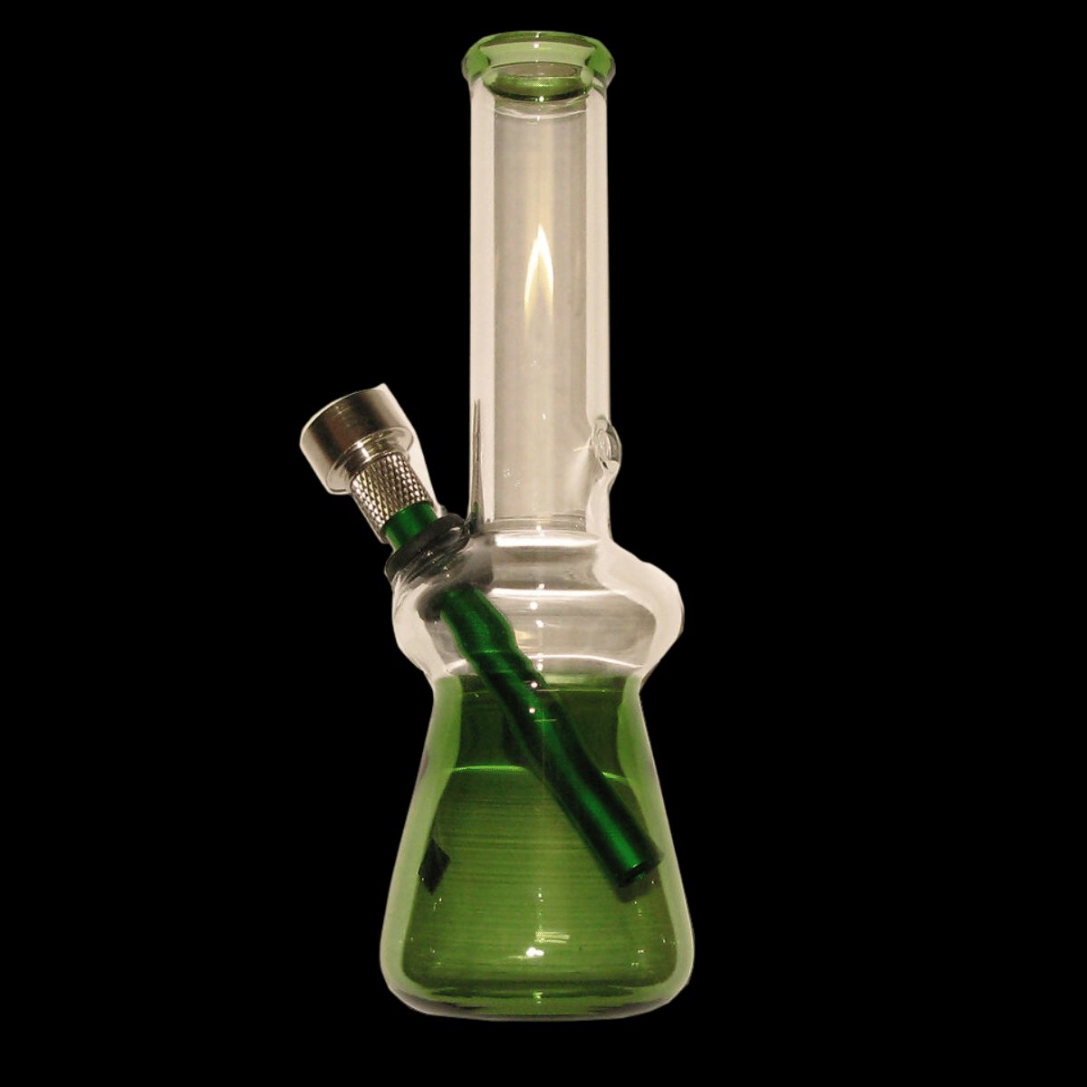 Medium Coloured Glass Beaker dome Bong