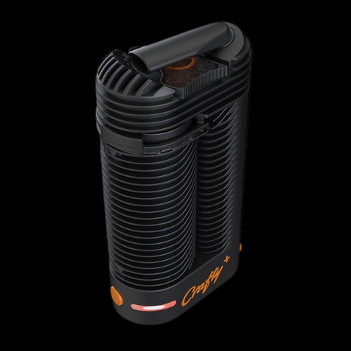 Close-up of the Crafty+ Vaporizer highlighting the improved housing material.