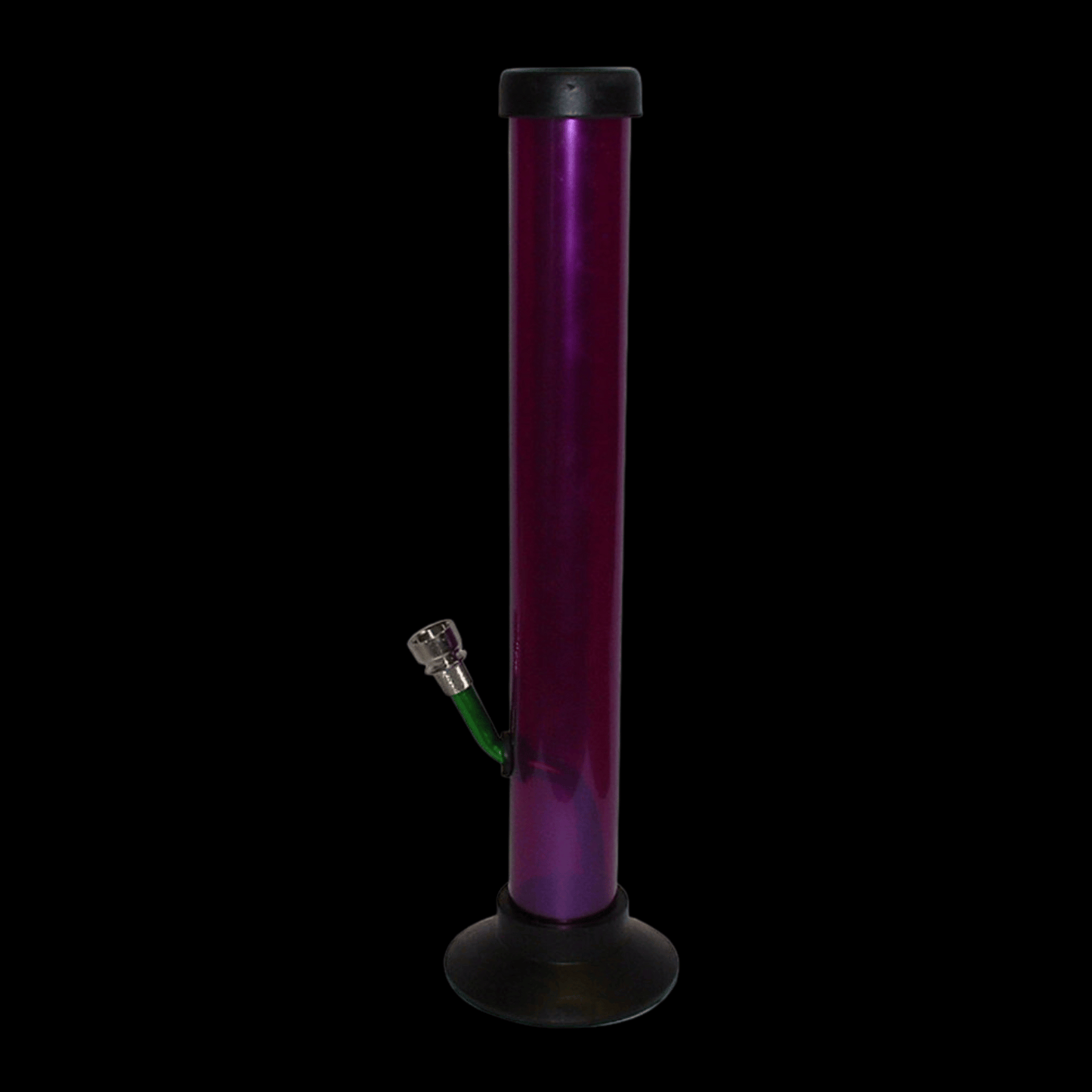 Medium Purple Straight Pipe Acrylic Slim Bong