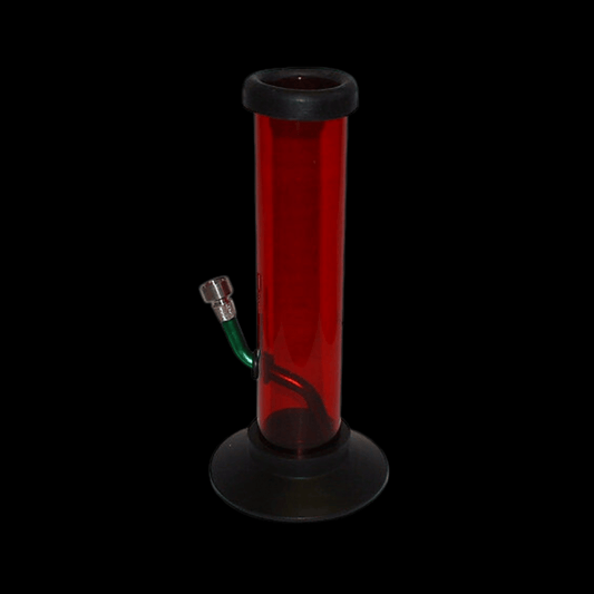 Small Straight Pipe Wide Acrylic Bong