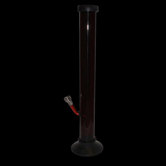 Talll Purple Straight Pipe Slim Acrylic Bong