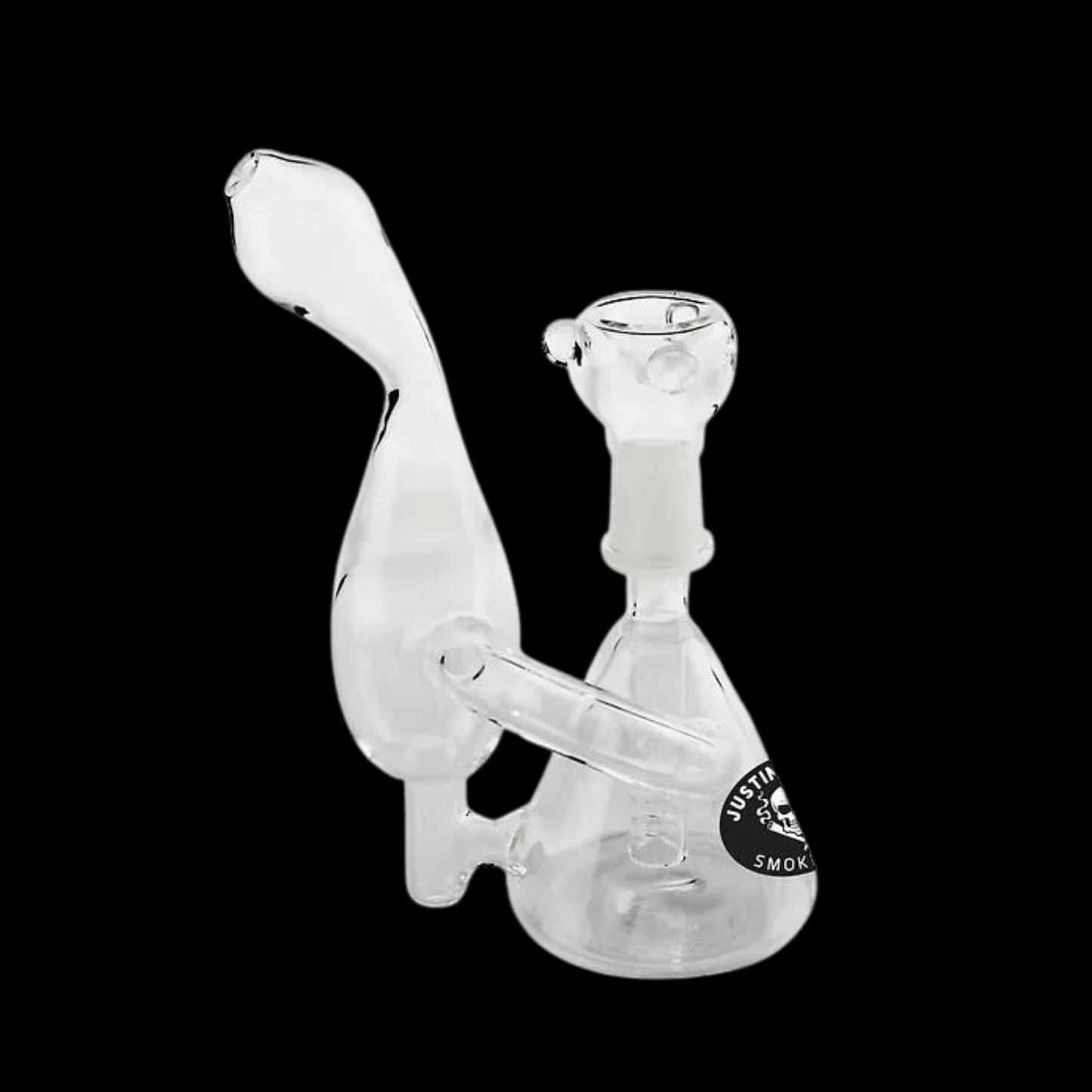 Glass Double Chamber Bong