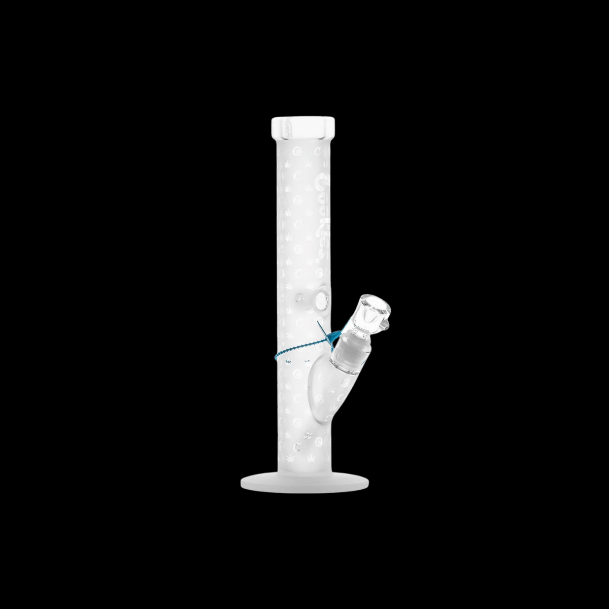 Cookies Glass V 33cm frosted beaker bong in 5mm borosilicate glass