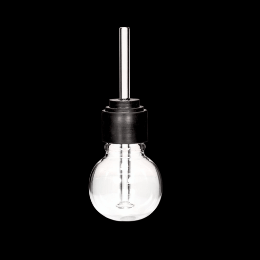 Vapouriser Bubble – compact glass bubble vapouriser with metal stem