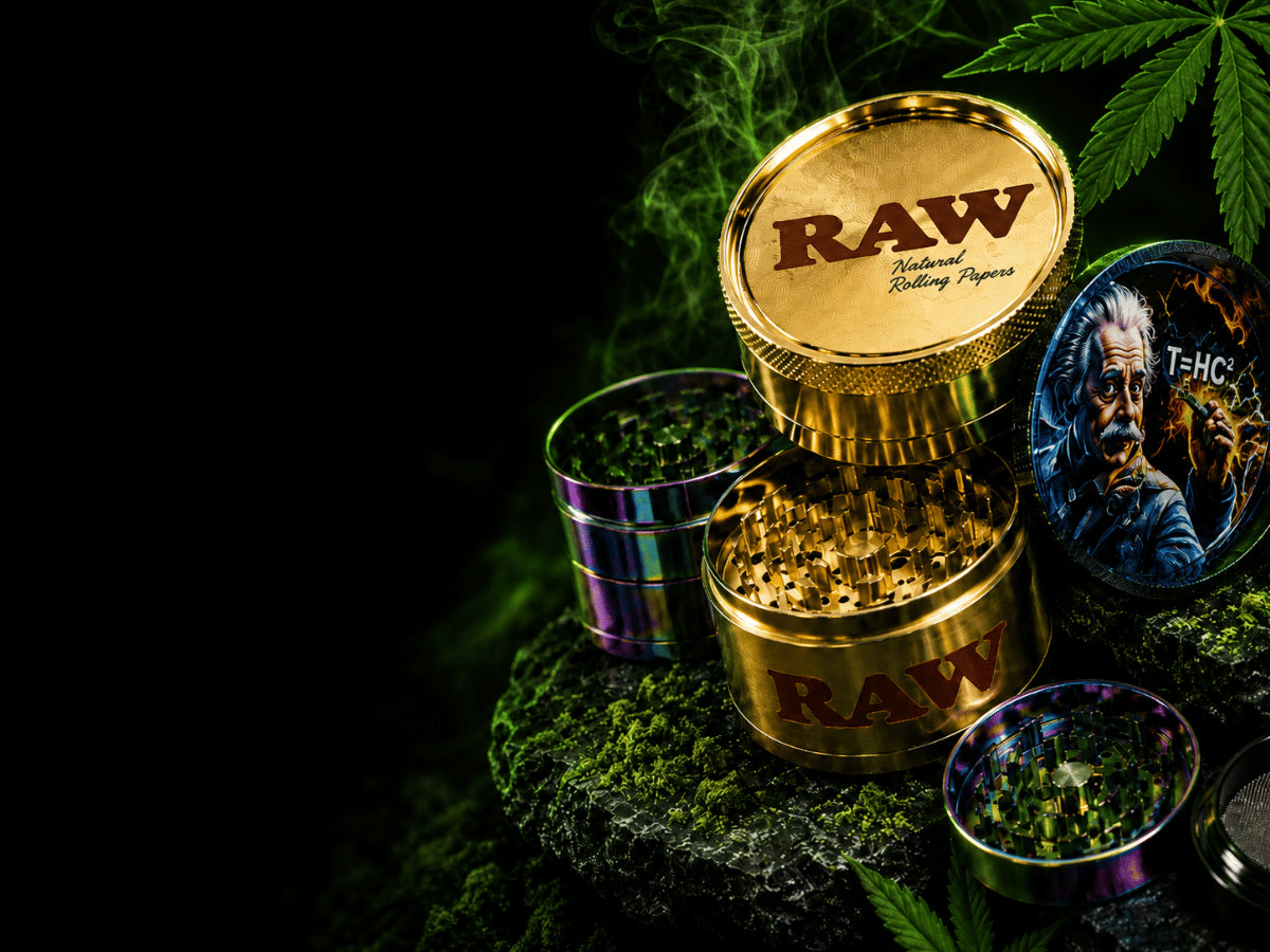 Premium metal herb grinders