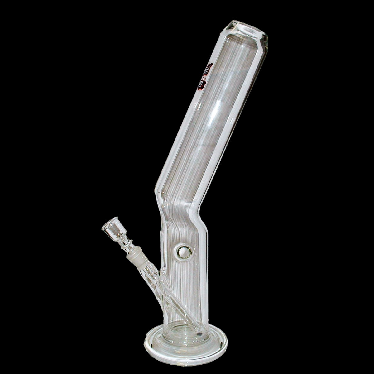 TitanDrop 45cm heavyweight straight tube glass bong