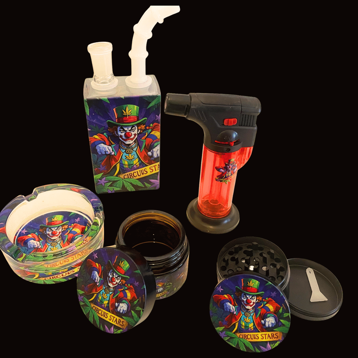 Midnight Circus Dab Rig Gift Set – 8 Piece Locking Hard Case
