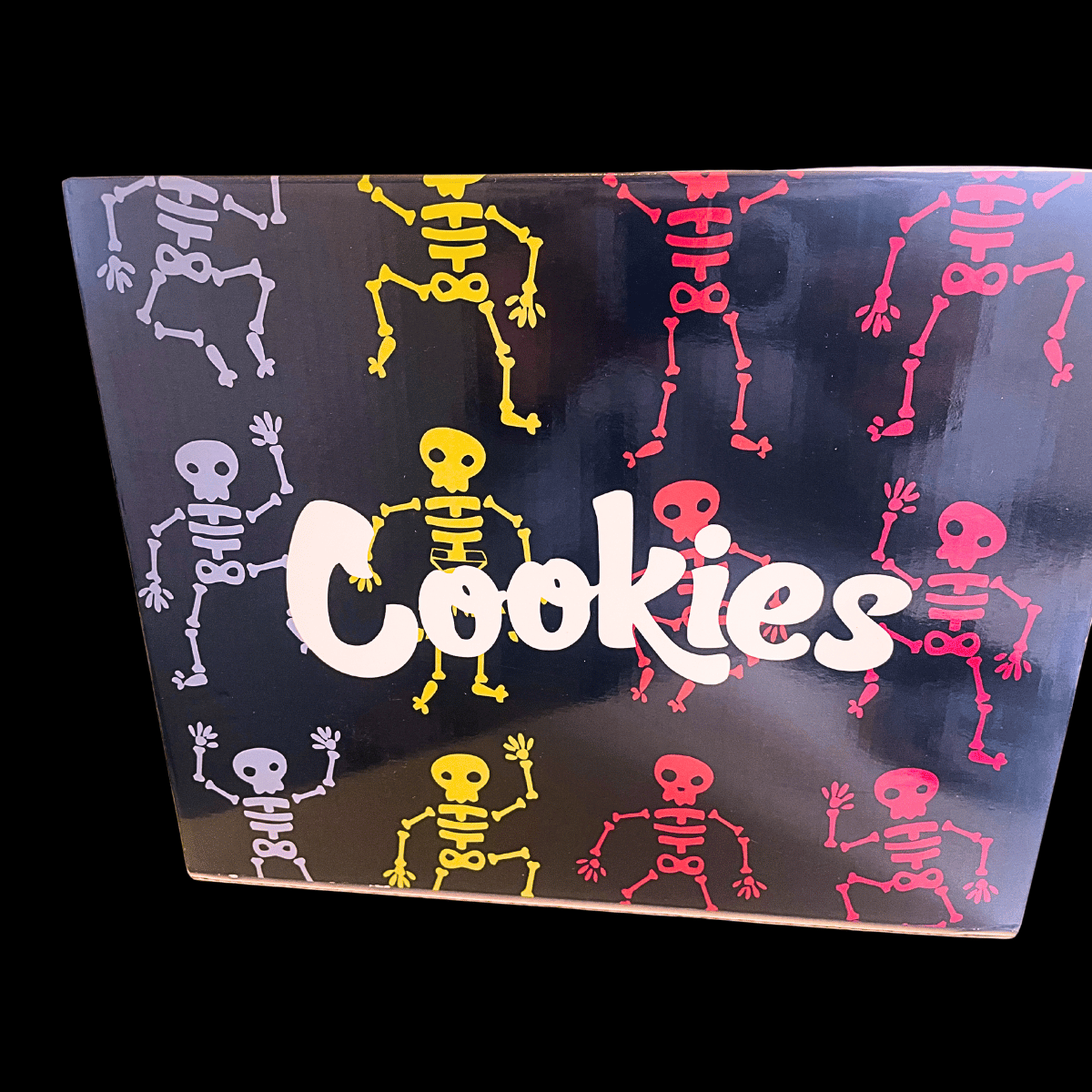 Cookies Skeleton gift set presentation box with colourful skeleton artwork
