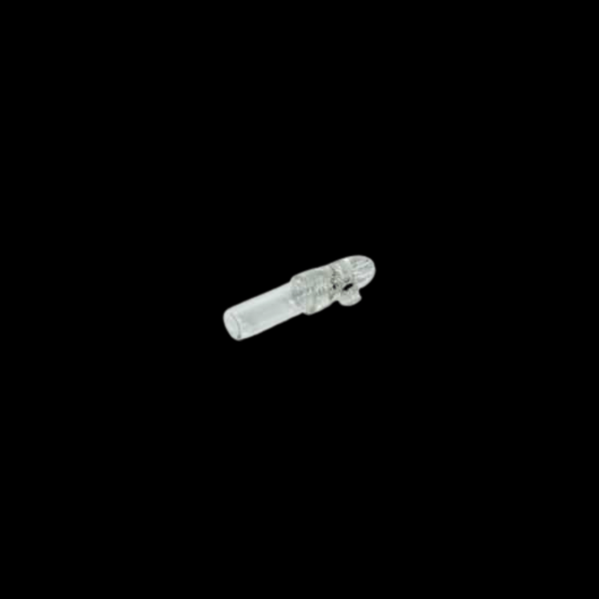 Deluxe snuff bottle with screw-cap micro spoon large