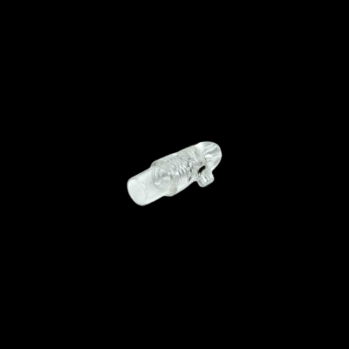 Deluxe snuff bottle with screw-cap micro spoon medium