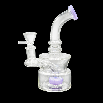 CrystalCore Mini 15cm Percolator Glass Bong – 14mm