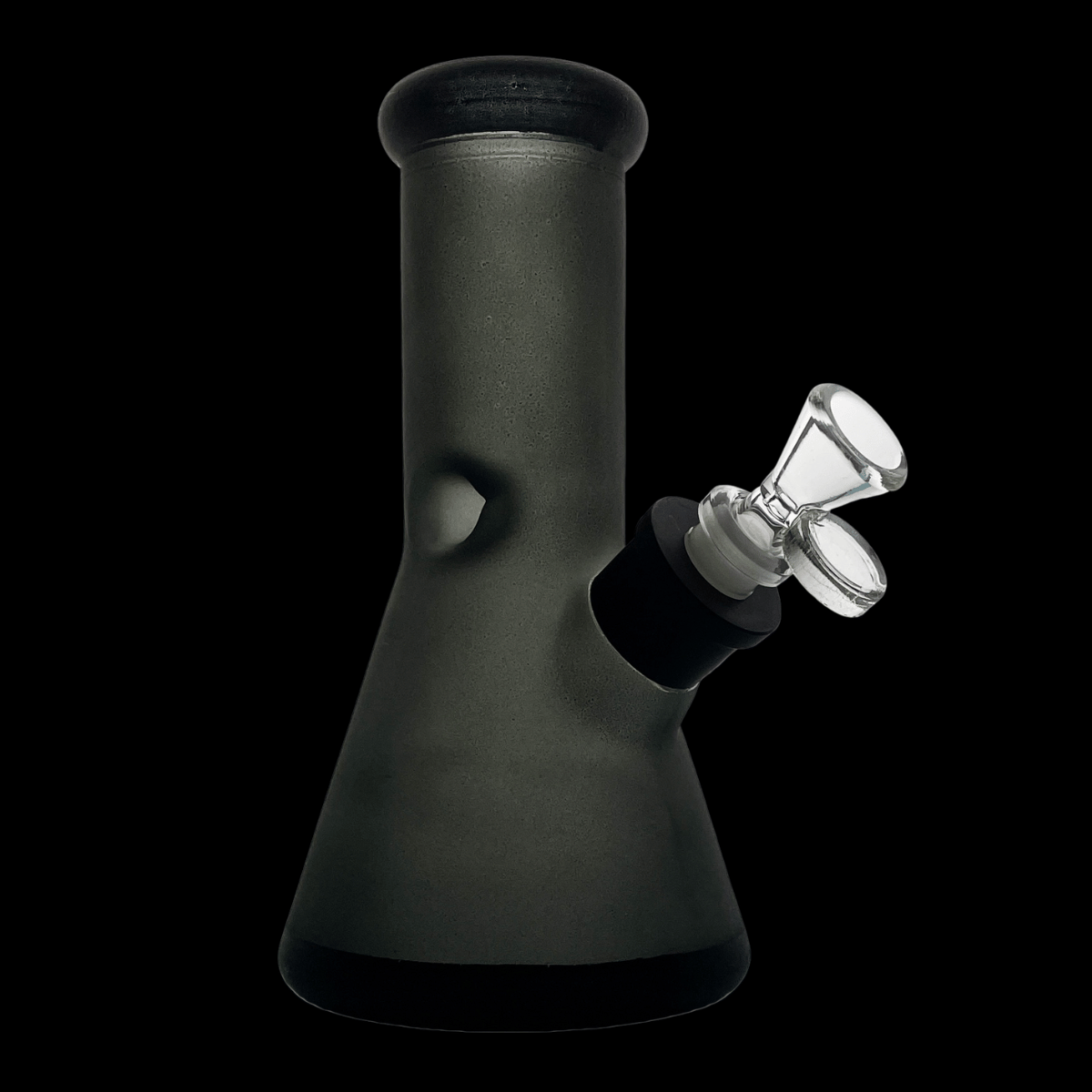 GlacierGlow 20cm Frosted Ice Beaker Glass Bong Kit – Multiple Colours