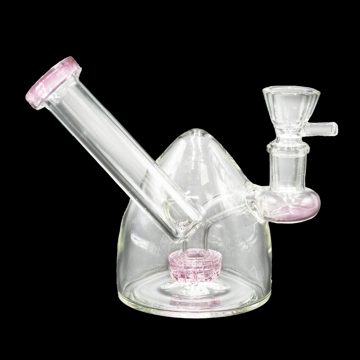 Mini ConeFlow 11cm Side-Draft Percolator Glass Bong – 14mm