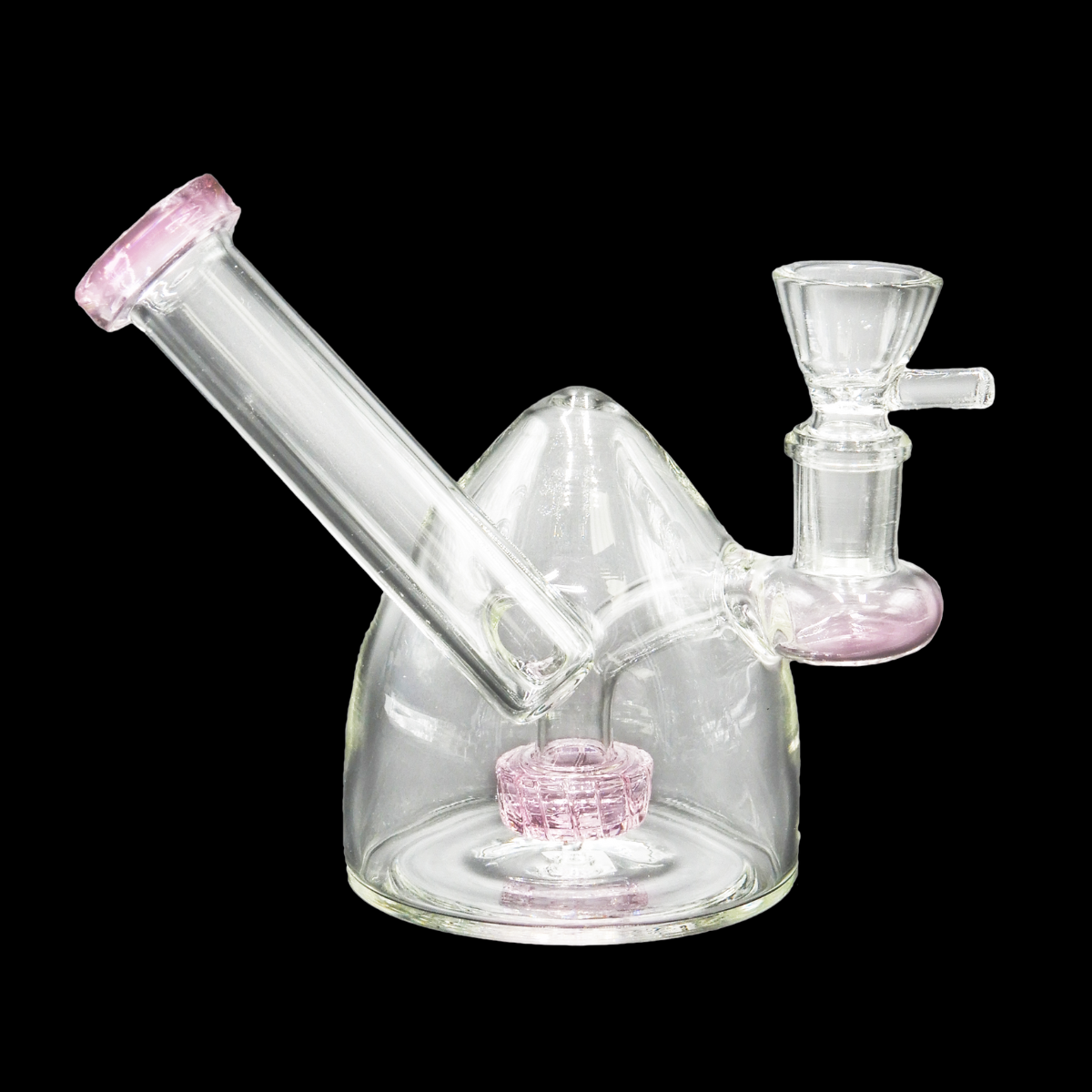 Mini ConeFlow 11cm Side-Draft Percolator Glass Bong – 14mm