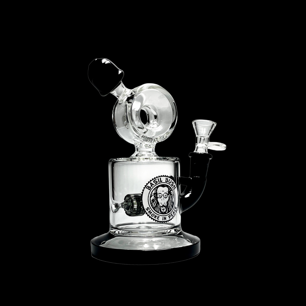 DonutSpin 17cm Inline Percolator Glass Bong