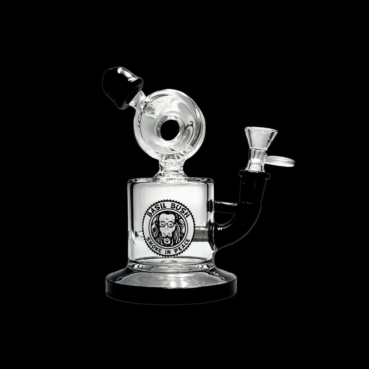 DonutSpin 17cm Inline Percolator Glass Bong