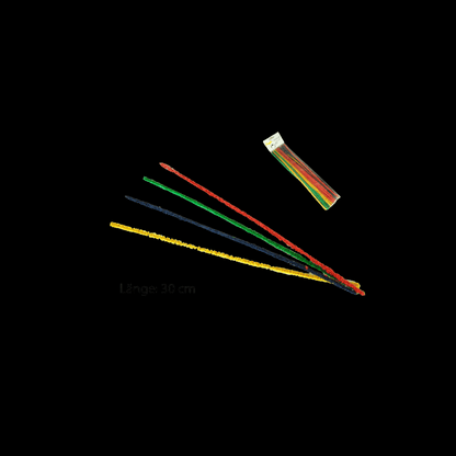 Coolkrew Coloured Pipe Cleaners 25pcs – Multi-Colour Bong & Pipe Cleaning Tools