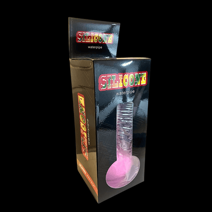 Glow-in-the-Dark Silicone Round-Base Bong (30 cm)