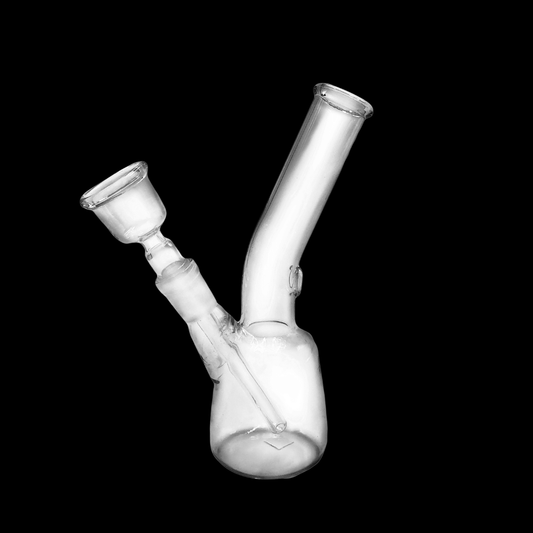 Classic 16cm Clear Mini Glass Bong